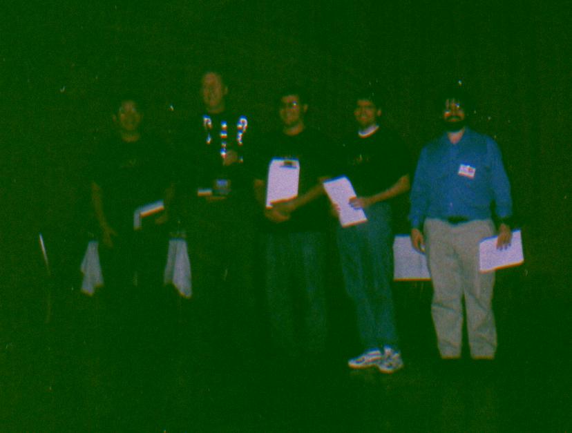 US Team with Trophy