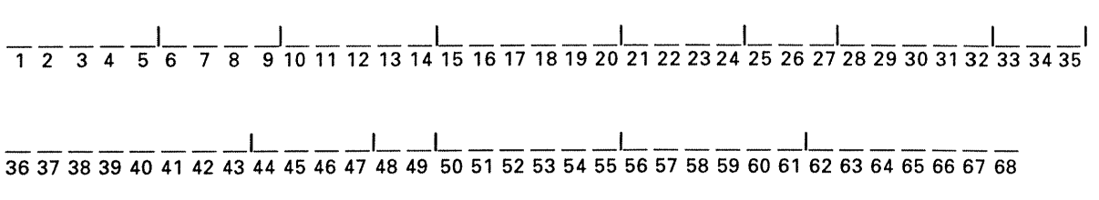Numbers blanks 1-68 with word breaks making words of
        lengths 5 4 5 6 4 3 5 3 8 4 2 6 6 7